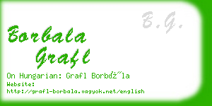 borbala grafl business card